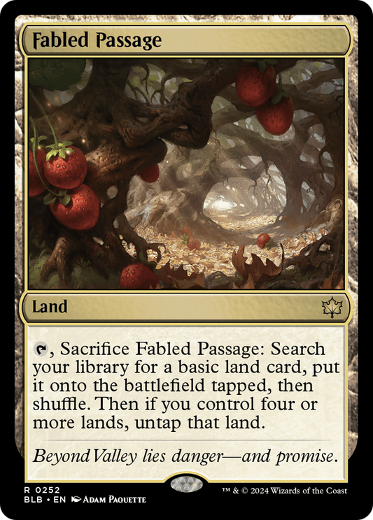 Fabled Passage (BLB-252) (Foil)