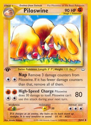 Piloswine (N3-036) (Unlimited)