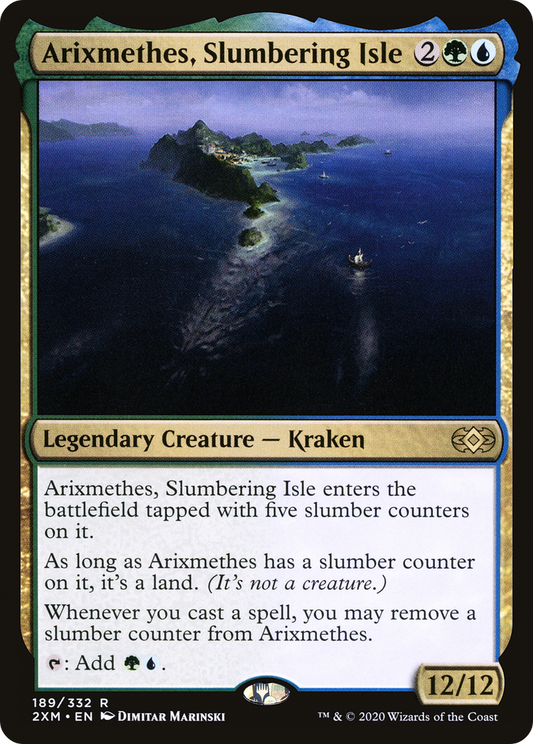 Arixmethes, Slumbering Isle (2XM-189) (Foil)
