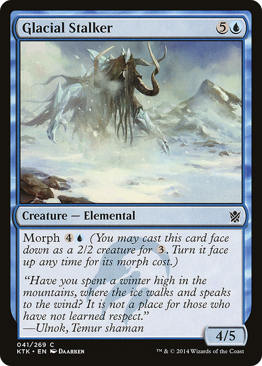 Glacial Stalker (KTK-041) (Foil)