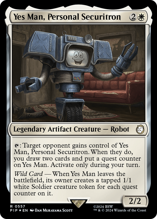 Yes Man, Personal Securitron (PIP-557) (Surge Foil)
