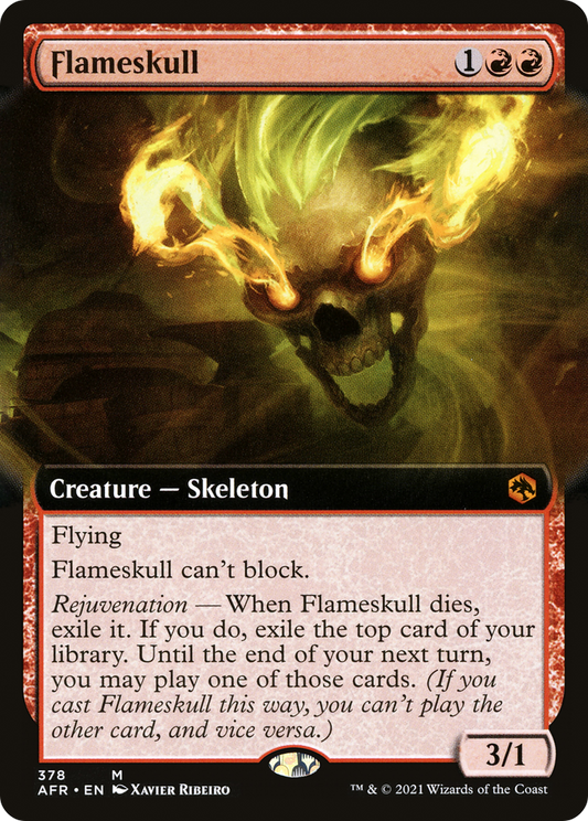 Flameskull (AFR-378) (Extended Art)
