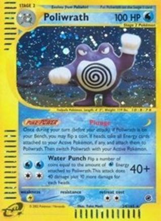 Poliwrath (24) (EX-024) (Reverse Holofoil)
