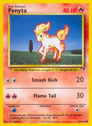 Ponyta (LC-087) (Reverse Holofoil)