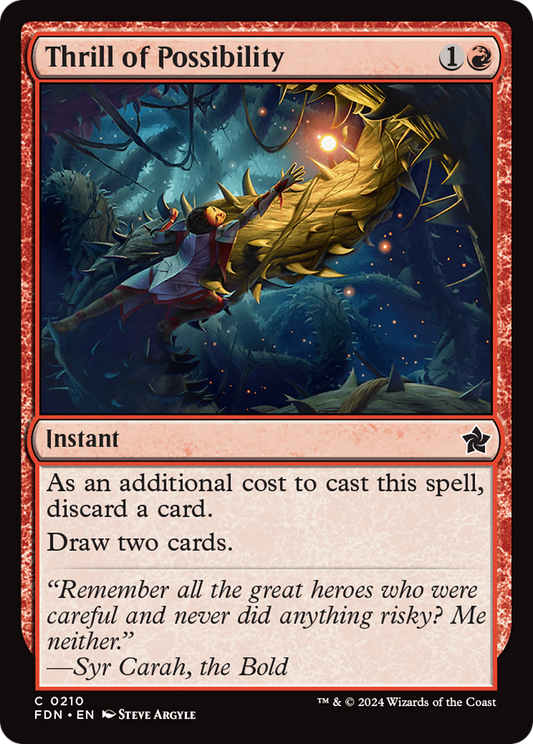 Thrill of Possibility (FDN-210) (Foil)