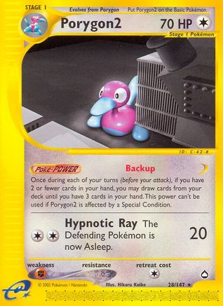Porygon2 (AQ-028) (Reverse Holofoil)