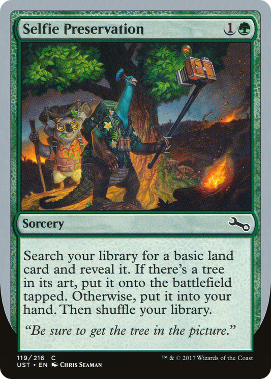 Selfie Preservation (UST-119)