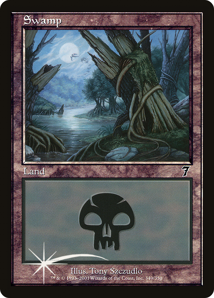 Swamp (7ED-349★) (Foil)