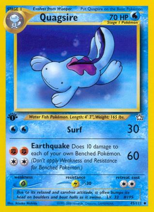 Quagsire (N1-045) (1st Edition)