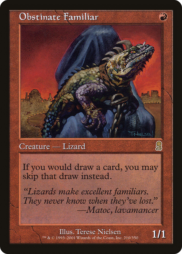 Obstinate Familiar (ODY-210) (Foil)