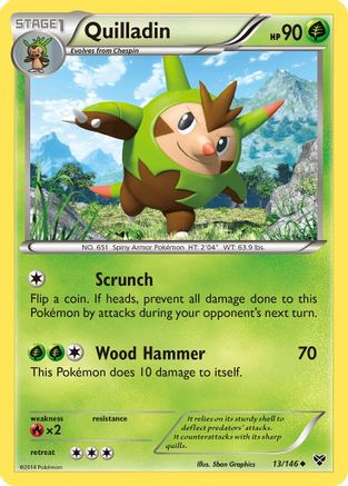 Quilladin (XY-013) (Reverse Holofoil)