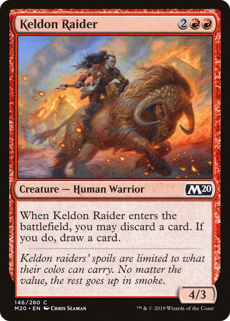 Keldon Raider (M20-146) (Foil)