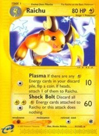 Raichu (61) (EX-061) (Reverse Holofoil)