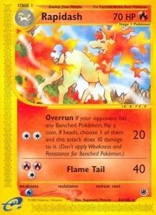 Rapidash (62) (EX-062) (Reverse Holofoil)