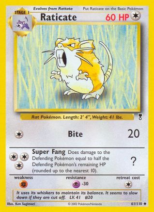 Raticate (LC-061) (Reverse Holofoil)