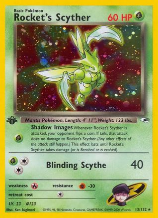 Rocket's Scyther (G1-013) (1st Edition Holofoil)