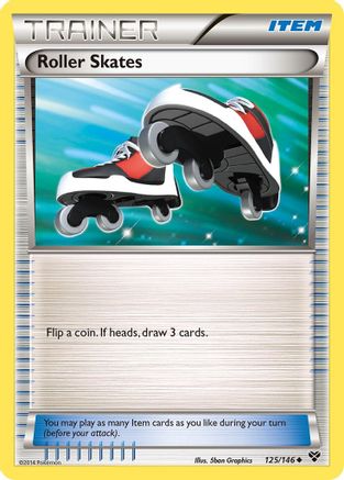 Roller Skates (XY-125) (Reverse Holofoil)