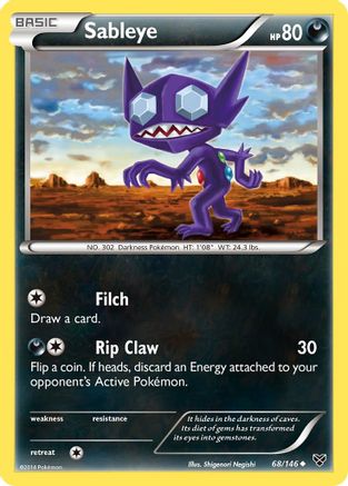 Sableye (XY-068) (Reverse Holofoil)