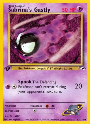 Sabrina's Gastly (G1-093) (Unlimited)