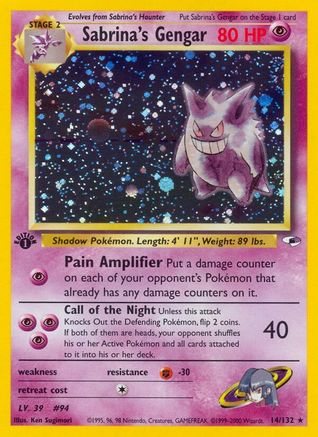 Sabrina's Gengar (G1-014) (Unlimited Holofoil)