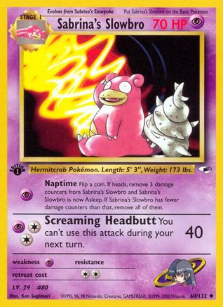 Sabrina's Slowbro (G1-060) (Unlimited)