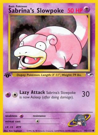 Sabrina's Slowpoke (G1-095) (1st Edition)