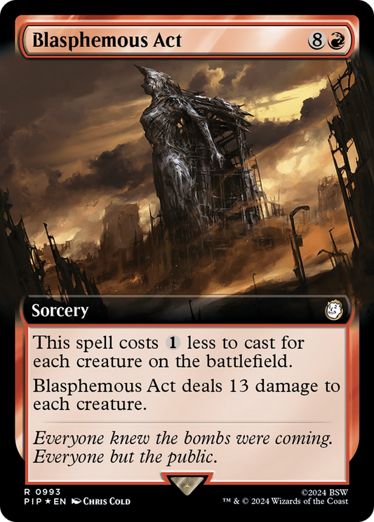 Blasphemous Act (PIP-993) (Extended Art) (Surge Foil)