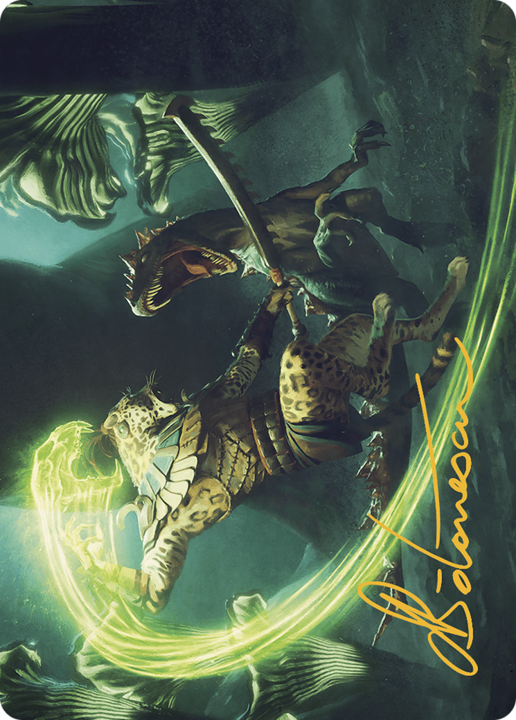 Contest of Claws Art Card (ALCI-072) (Gold-Stamped Signature)
