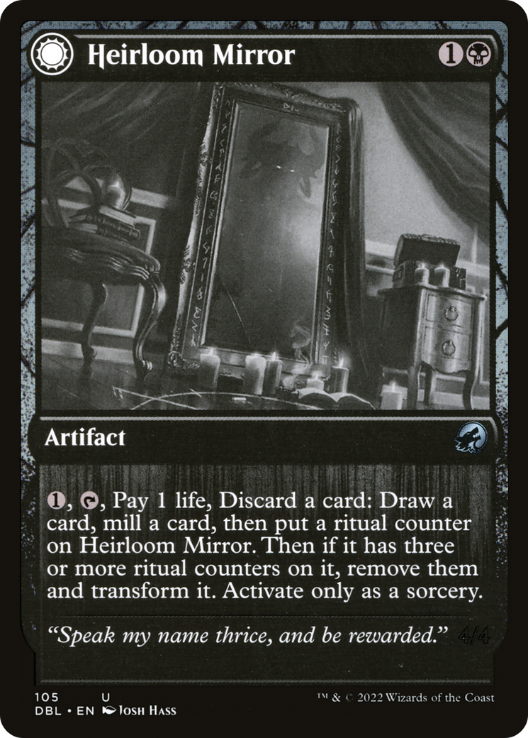 Heirloom Mirror // Inherited Fiend (DBL-105) (Foil)