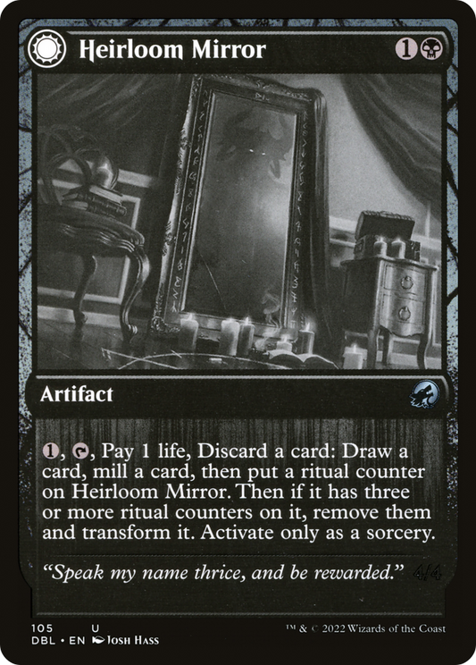 Heirloom Mirror // Inherited Fiend (DBL-105) (Foil)