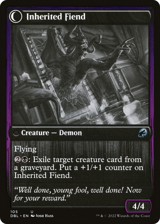 Heirloom Mirror // Inherited Fiend (DBL-105) (Foil)