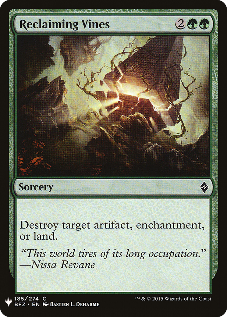 Reclaiming Vines (LIST-BFZ-185)