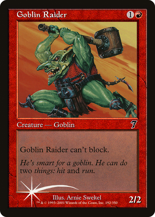Goblin Raider (7ED-192★) (Foil)