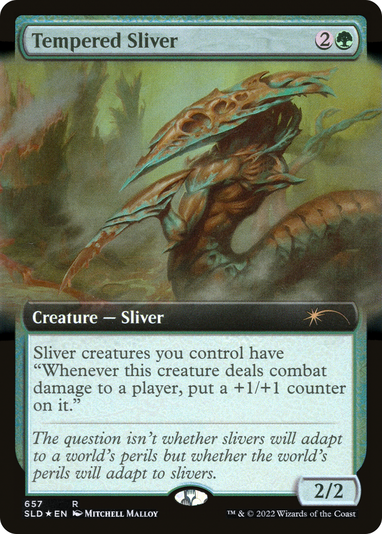 Tempered Sliver (SLD-657) (Extended Art) (Foil)