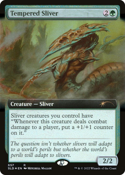 Tempered Sliver (SLD-657) (Extended Art) (Foil)