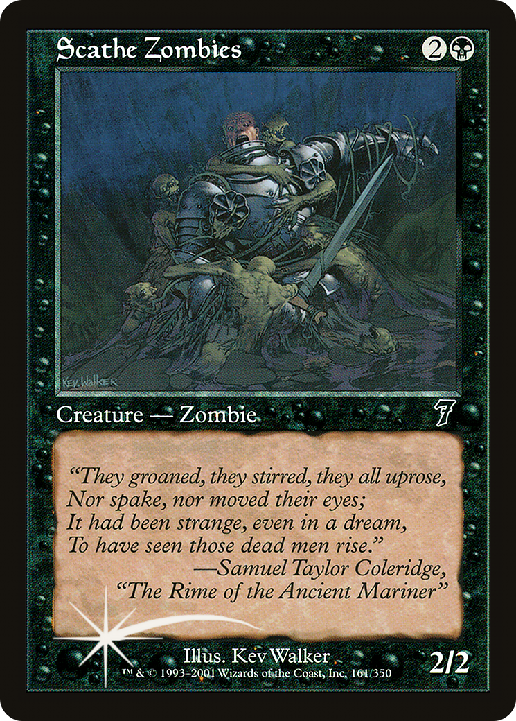 Scathe Zombies (7ED-161★) (Foil)