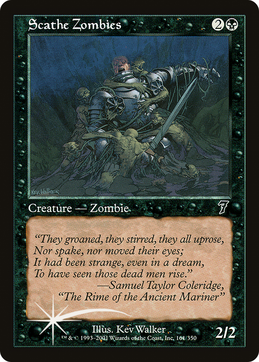 Scathe Zombies (7ED-161★) (Foil)