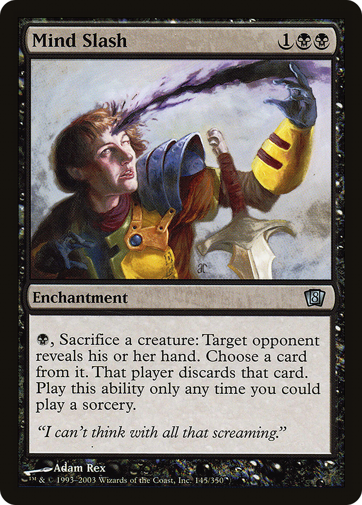 Mind Slash (8ED-145★) (Foil)