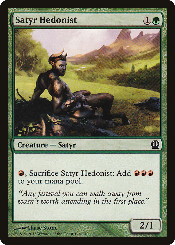 Satyr Hedonist (THS-174) (Foil)