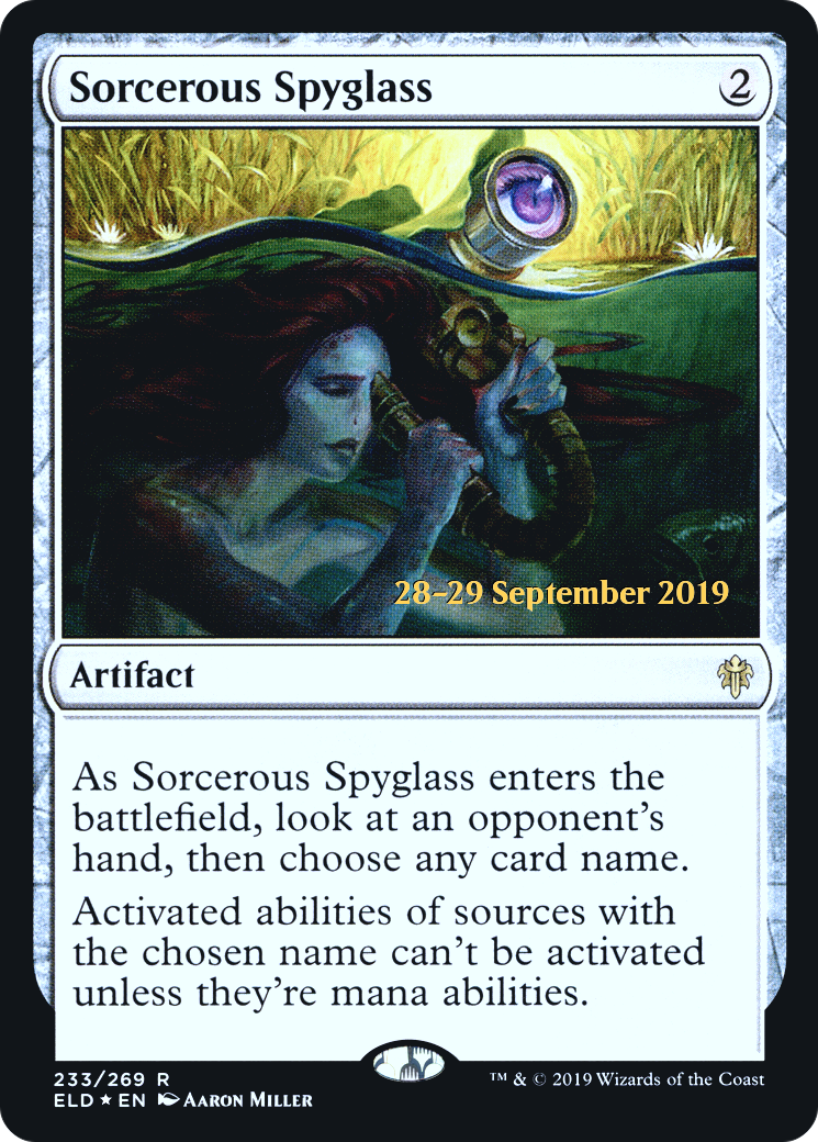 Sorcerous Spyglass (PRE-233S) (Foil)