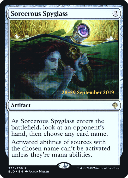 Sorcerous Spyglass (PRE-233S) (Foil)