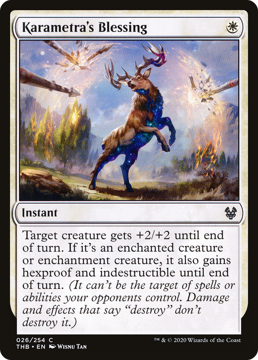 Karametra's Blessing (THB-026) (Foil)