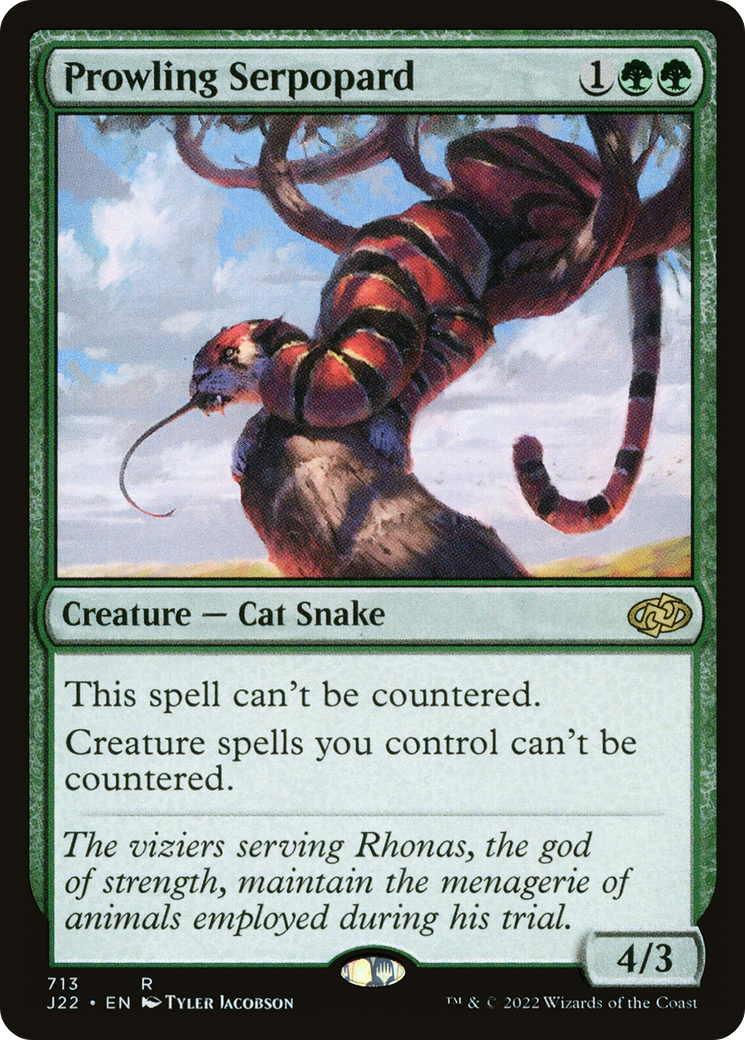 Prowling Serpopard (J22-713)