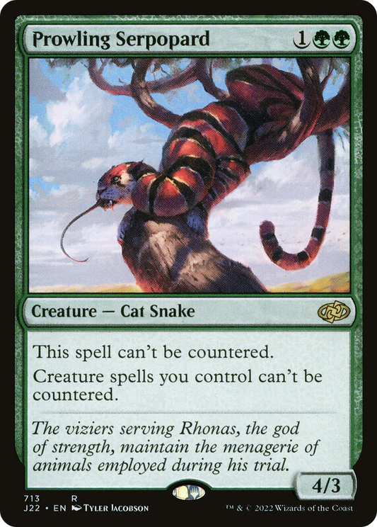Prowling Serpopard (J22-713)