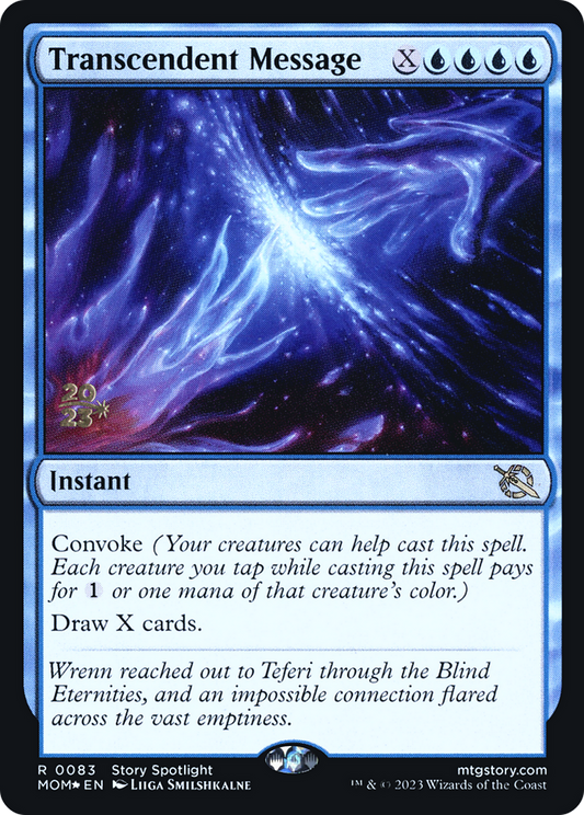 Transcendent Message (PRE-83S) (Foil)