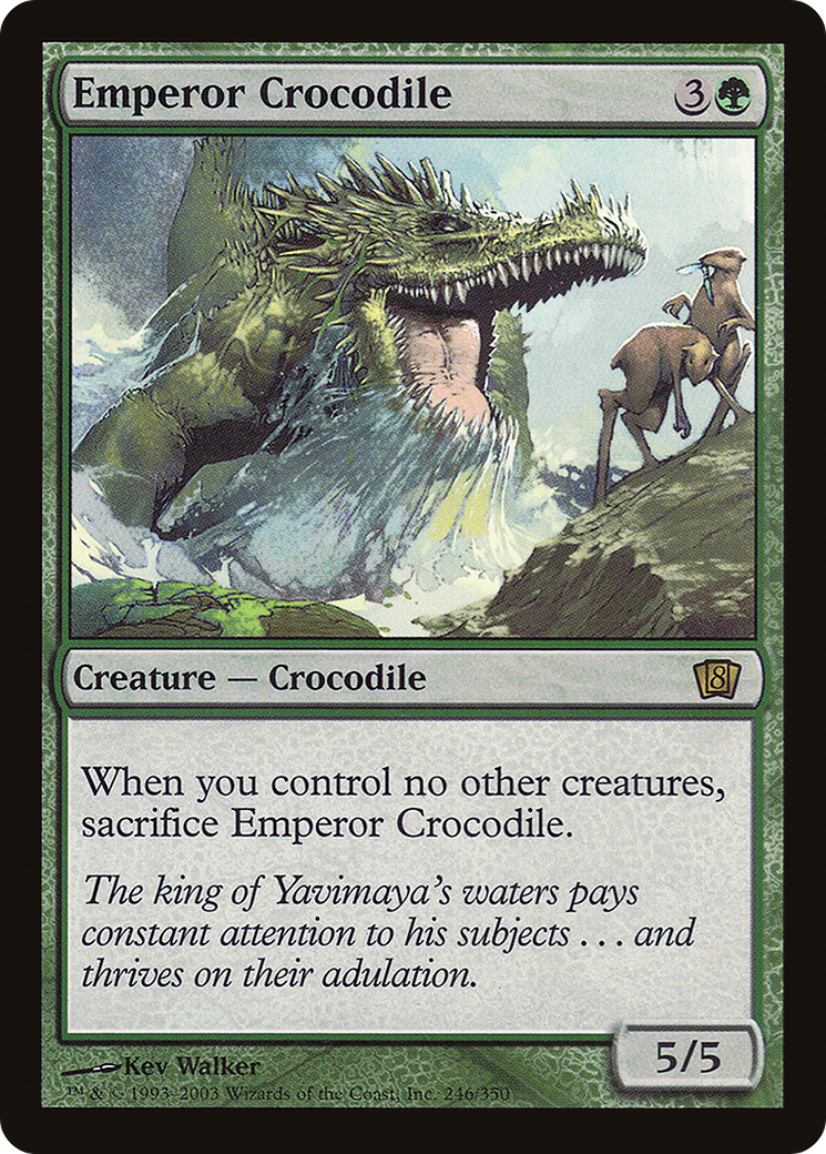Emperor Crocodile (8ED-246★) (Foil)