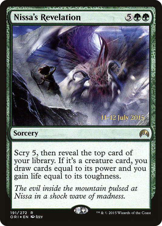 Nissa's Revelation (PRE-191S) (Foil)