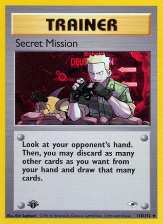 Secret Mission (G1-118) (1st Edition)