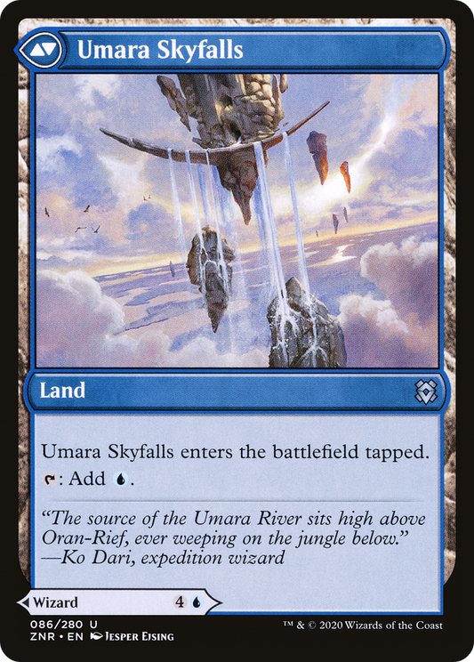 Umara Wizard // Umara Skyfalls (ZNR-086) (Foil)
