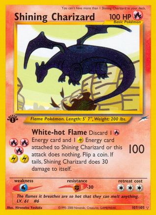 Shining Charizard (N4-107) (1st Edition Holofoil)